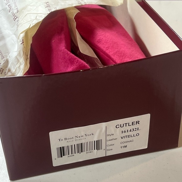 brand New To Boot New York Size 11 Adam Derrick Antique Brown Slip On Loafer - Picture 12 of 13